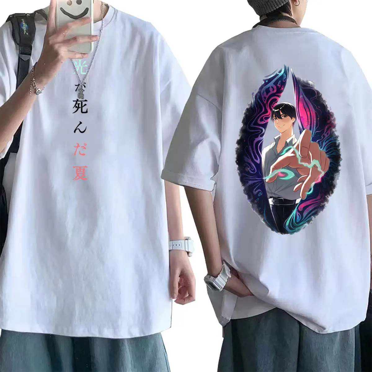 Anime The Summer Hikaru Died Hikaru Yoshiki Graphic T-shirts Men Women Cotton Casual Oversized T Shirts Couple Manga Streetwear
Anime The Summer Hikaru Died Hikaru Yoshiki Graphic T-shirts Men Women Cotton Casual Oversized T Shirts Couple Manga Streetwear