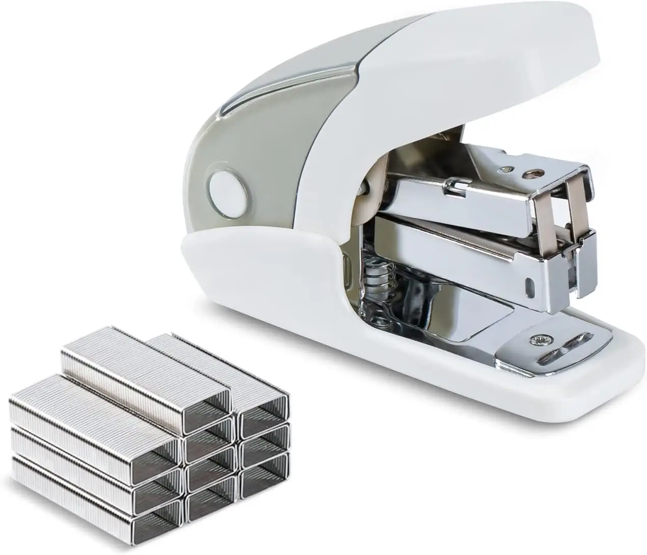 Mini Stapler Set, 20 Sheets, Built-in Remover & Staple Storage, 1000 Staples Included, Lightweight for Office School Home
Mini Stapler Set, 20 Sheets, Built-in Remover & Staple Storage, 1000 Staples Included, Lightweight for Office School Home