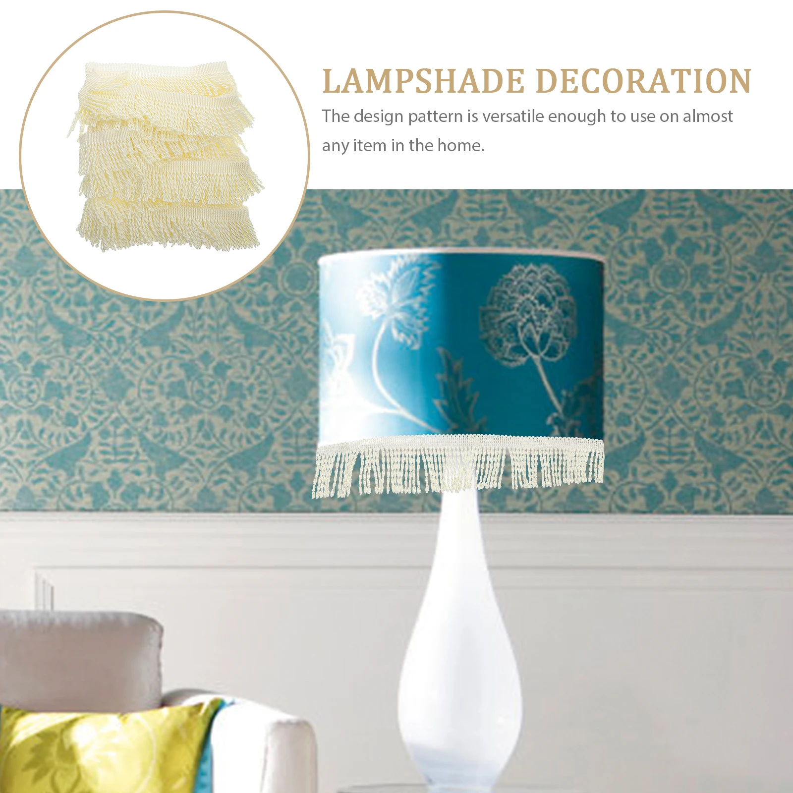 1 Roll Fringed Trim Tassel Border Diy Sewing Material Decorative Edge For Curtains Roller Shades Lamp Shades Home Decor Window
1 Roll Fringed Trim Tassel Border Diy Sewing Material Decorative Edge For Curtains Roller Shades Lamp Shades Home Decor Window