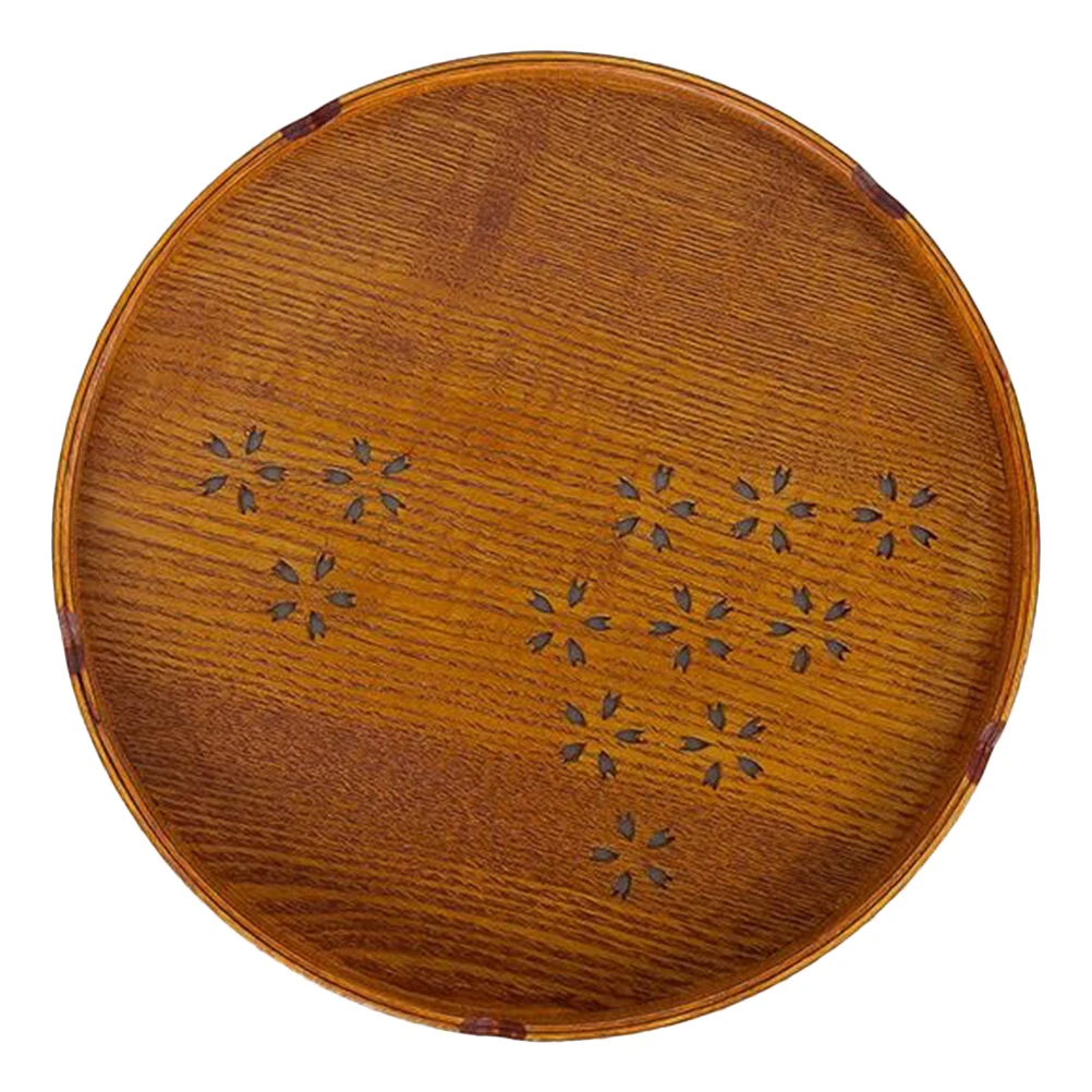 1Pc Round Fruit Tray Wooden Design Hollow-Out Tray Teaboard Snack Tray Storage Tray (27cm, Wood Color)
1Pc Round Fruit Tray Wooden Design Hollow-Out Tray Teaboard Snack Tray Storage Tray (27cm, Wood Color)