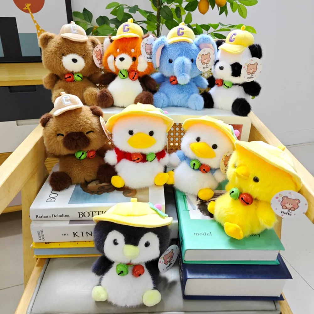 Animal Chick Doll Bell Hat Capybara Doll Raccoon Elephant Panda Plush Toy Cartoon Soft Rabbit Plush Doll Kids Holiday Gifts
Animal Chick Doll Bell Hat Capybara Doll Raccoon Elephant Panda Plush Toy Cartoon Soft Rabbit Plush Doll Kids Holiday Gifts