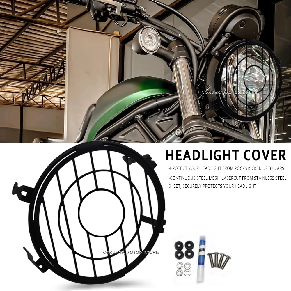 For Honda CL300 2023 Motorcycle Headlight Protection Cover Headlight Guard Front Lamp Cover
For Honda CL300 2023 Motorcycle Headlight Protection Cover Headlight Guard Front Lamp Cover
