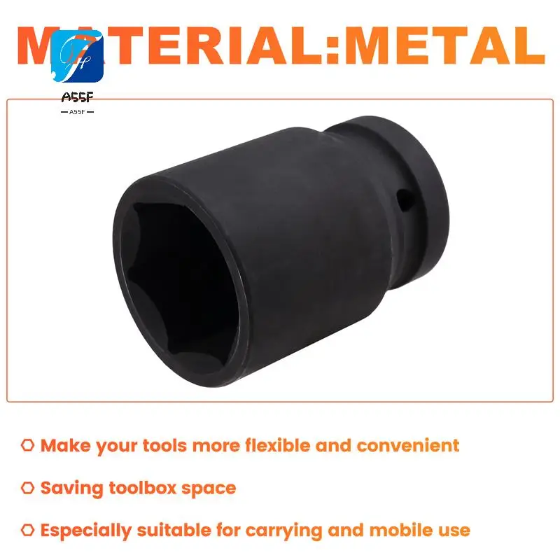 A55F-Industrial Wind Cannon Sleeve Heavy Pneumatic 1 Inch Large Sleeve Reinforced And Thickened Labor-Saving Wrench Sleeve
A55F-Industrial Wind Cannon Sleeve Heavy Pneumatic 1 Inch Large Sleeve Reinforced And Thickened Labor-Saving Wrench Sleeve