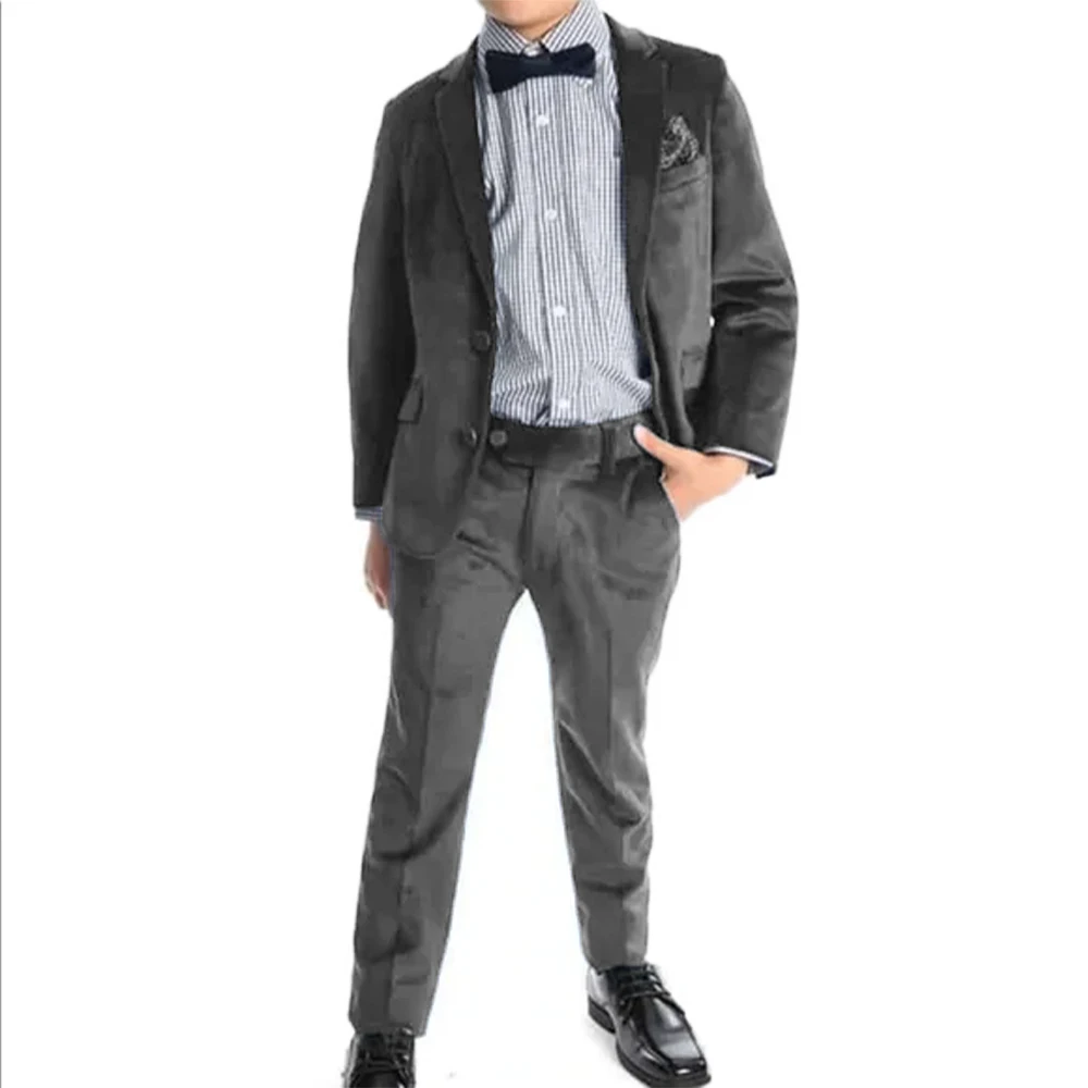 Kids Boys Wedding Suit 2 Piece 2023 Fall Winter Velvet Suits Luxury Slim Fit Children Costume Single Breasted Jacket Pants Set
Kids Boys Wedding Suit 2 Piece 2023 Fall Winter Velvet Suits Luxury Slim Fit Children Costume Single Breasted Jacket Pants Set
