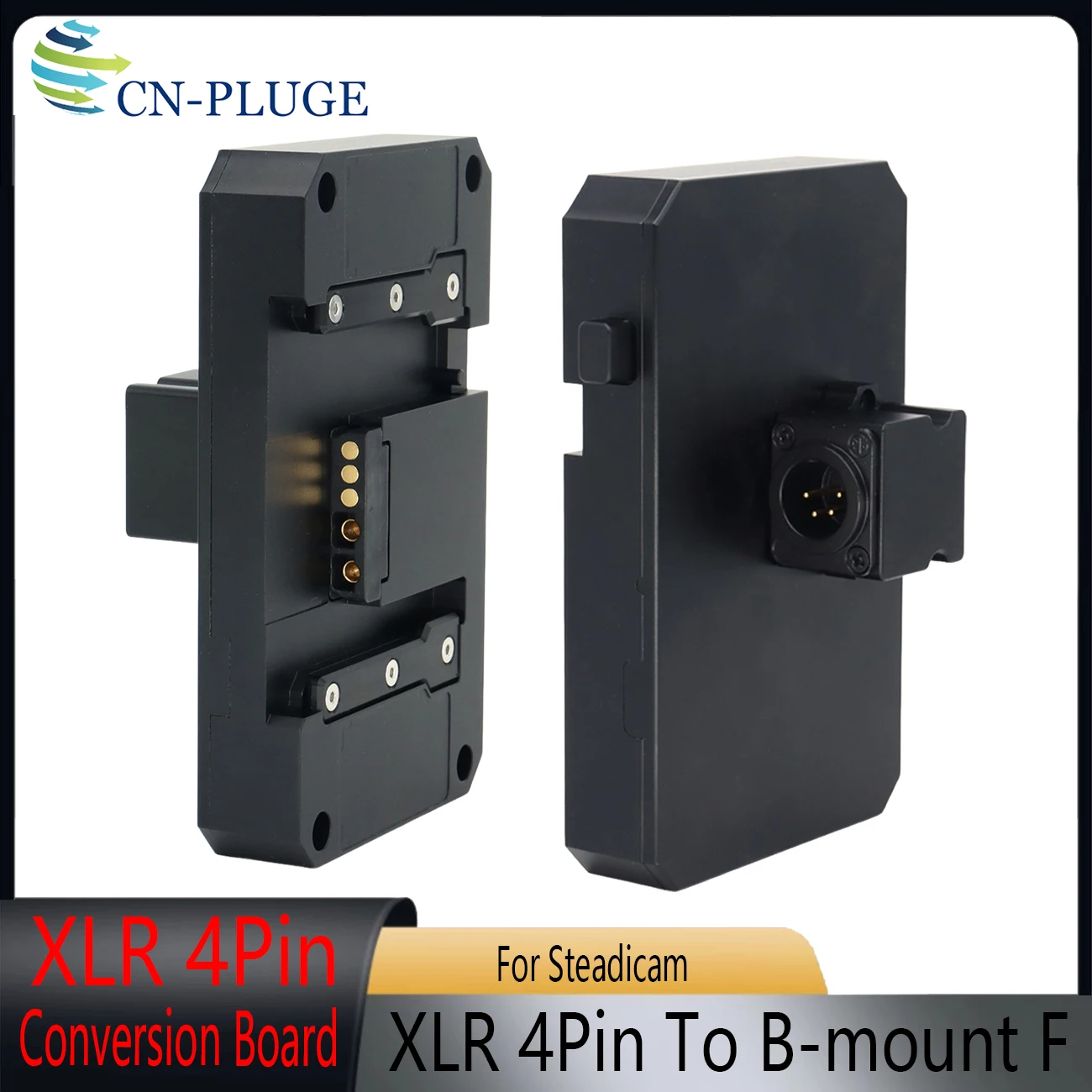 XLR 4Pin Male To B-Mount Battery Mount Converter, For Steadicam Power Converter Board
XLR 4Pin Male To B-Mount Battery Mount Converter, For Steadicam Power Converter Board