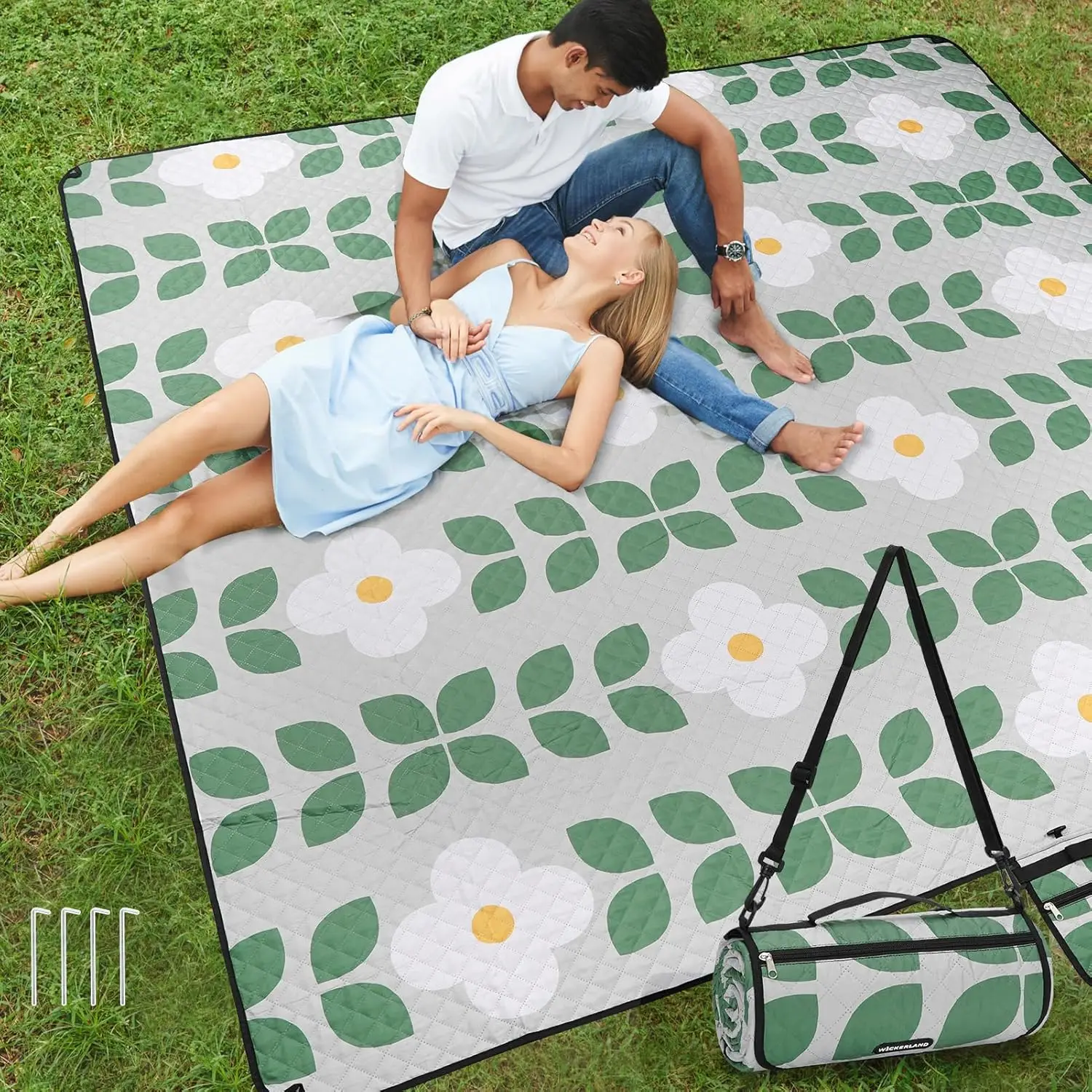 Picnic Blankets Extra Large - Beach Blanket Waterproof Sandproof with Shoulder Strap, Machine Washable, Outdoor Blanket with
Picnic Blankets Extra Large - Beach Blanket Waterproof Sandproof with Shoulder Strap, Machine Washable, Outdoor Blanket with