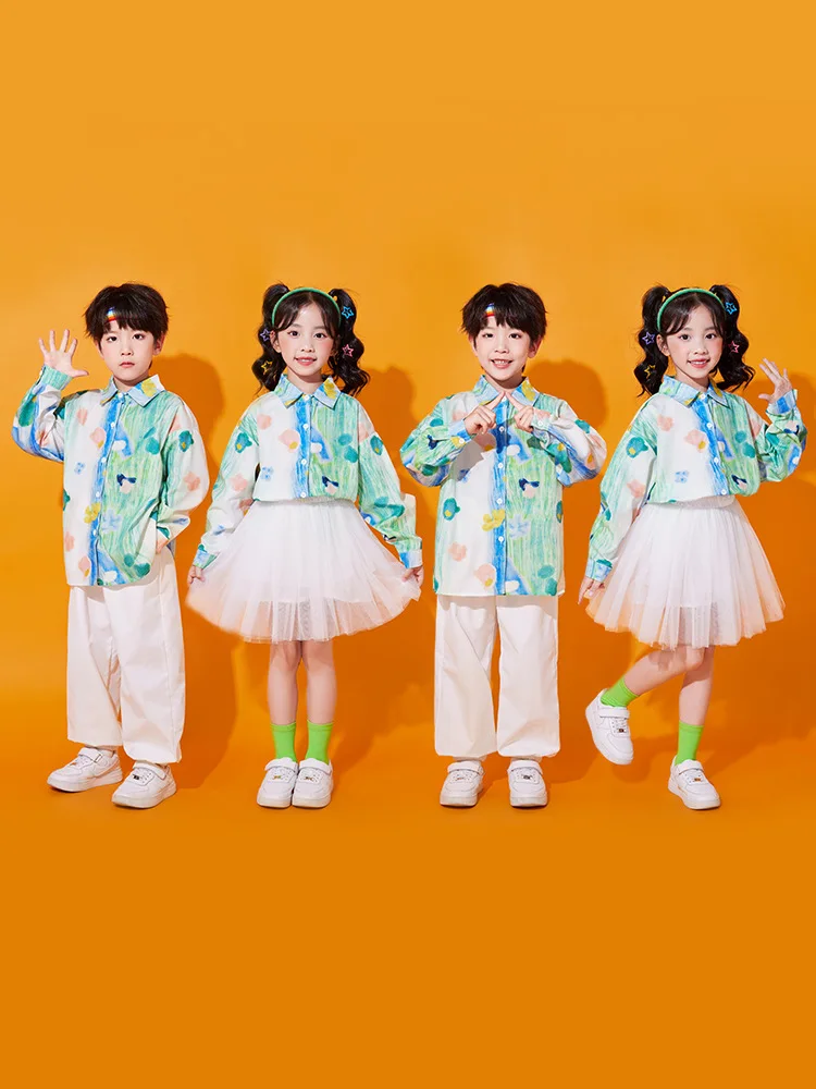 Children's Cheerleading Performance Costume Kindergarten Class Uniform Elementary School Sports Meeting Opening Ceremony Cheerle
Children's Cheerleading Performance Costume Kindergarten Class Uniform Elementary School Sports Meeting Opening Ceremony Cheerle