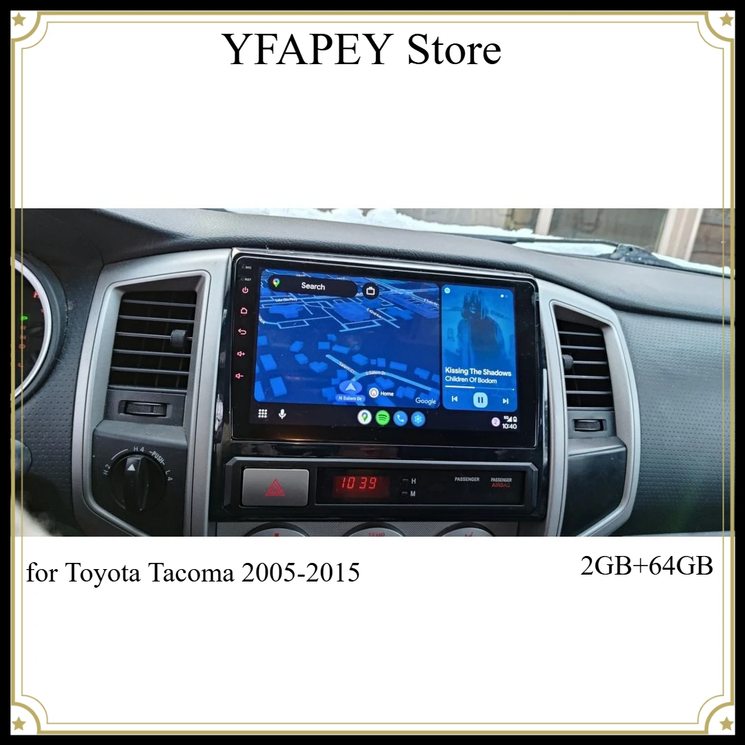 9 Inch Android 15 Car Stereo Radio, 2GB+64GB GPS Navigation Player with Carplay Android Auto for Toyota Tacoma 2005-2015
9 Inch Android 15 Car Stereo Radio, 2GB+64GB GPS Navigation Player with Carplay Android Auto for Toyota Tacoma 2005-2015