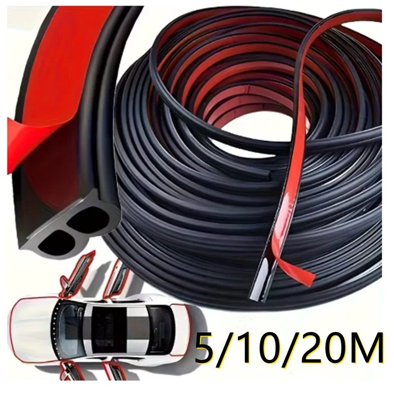 20Meters Car Door Seal Strips Sticker B Shape Weatherstrip Rubber Seals Sound Insulation Trunk Hood Sealing Interior Accessories
20Meters Car Door Seal Strips Sticker B Shape Weatherstrip Rubber Seals Sound Insulation Trunk Hood Sealing Interior Accessories