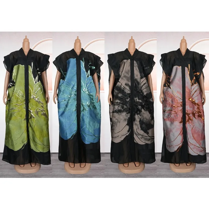 Plus Size African Dresses For Women 2025 New Dashiki Ankara Turkey Outfit Gown 2 Pieces Summer Party Dress Jacquard fabric
Plus Size African Dresses For Women 2025 New Dashiki Ankara Turkey Outfit Gown 2 Pieces Summer Party Dress Jacquard fabric