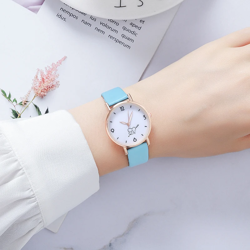 Color candy pure and fresh lady quartz watch an arrow through the heart personality women's belt wholesale watches 17
Color candy pure and fresh lady quartz watch an arrow through the heart personality women's belt wholesale watches 17