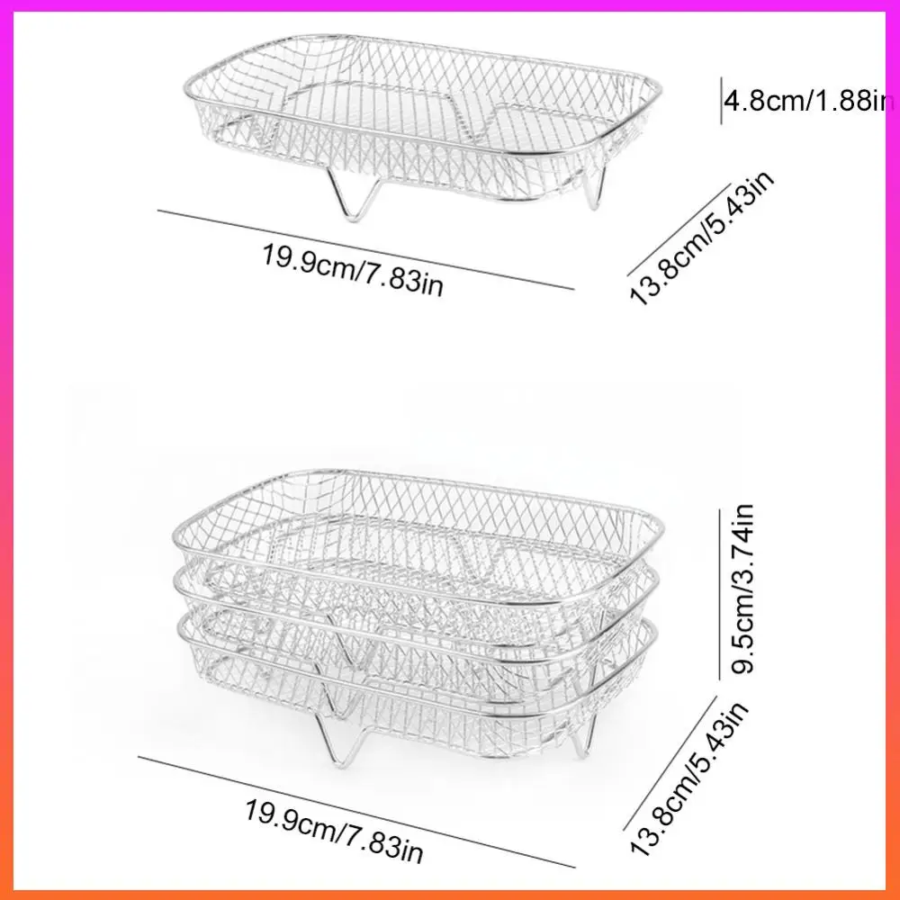 Стойка для фритюрницы Аэрофритюрница Духовка Гриль Пароварка Подставка для дегидратора из нержавеющей стали Штабелируемая сетчатая корзина для гриля Кухонные гаджеты
Стойка для фритюрницы Аэрофритюрница Духовка Гриль Пароварка Подставка для дегидратора из нержавеющей стали Штабелируемая сетчатая корзина для гриля Кухонные гаджеты