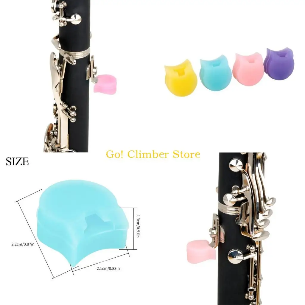 Q84C Clarinet Finger Cot Silicone Clarinet Thumb Cushions Clarinet Thumb Rest Finger Support Thumb Rest Clarinet Thumb Pad
Q84C Clarinet Finger Cot Silicone Clarinet Thumb Cushions Clarinet Thumb Rest Finger Support Thumb Rest Clarinet Thumb Pad