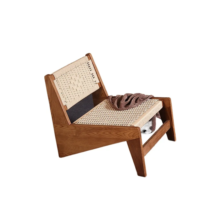Medieval wabi-sabi wind solid wood, kangaroo chair, bed and breakfast hotel living room ash wood single chair
Medieval wabi-sabi wind solid wood, kangaroo chair, bed and breakfast hotel living room ash wood single chair