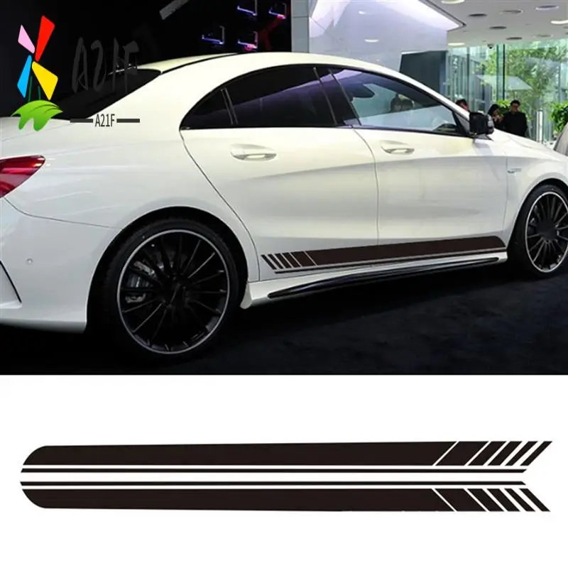 A21F-Vinyl Body Decals Sports Racing Long Amg Universal DIY Styling Car Stickers Stripe For 2PCS 220X14cm
A21F-Vinyl Body Decals Sports Racing Long Amg Universal DIY Styling Car Stickers Stripe For 2PCS 220X14cm