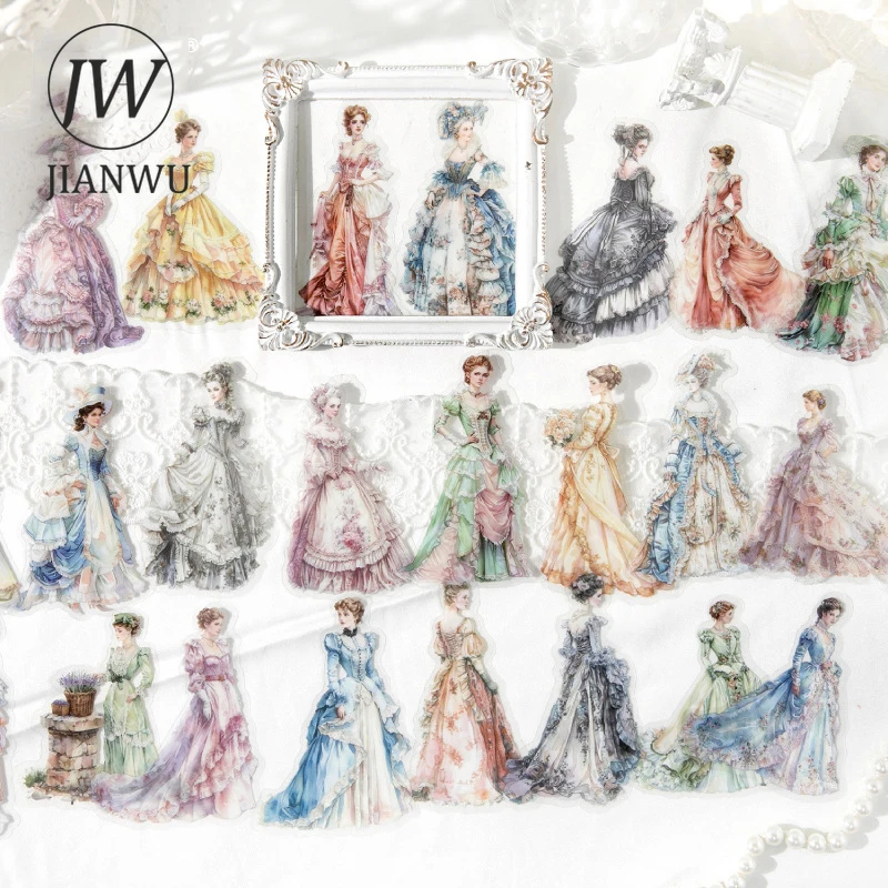 JIANWU Spring Fragment Skirt Series Vintage Character Landscape Material Collage PET Sticker Creative DIY Journal Stationery
JIANWU Spring Fragment Skirt Series Vintage Character Landscape Material Collage PET Sticker Creative DIY Journal Stationery