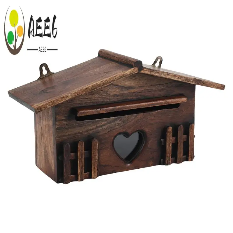 AEE6-Retro Wooden Post Box Exquisite Mailbox Outdoor Rainproof Suggestion Box Creative Letter Box For Home Office Supplies
AEE6-Retro Wooden Post Box Exquisite Mailbox Outdoor Rainproof Suggestion Box Creative Letter Box For Home Office Supplies