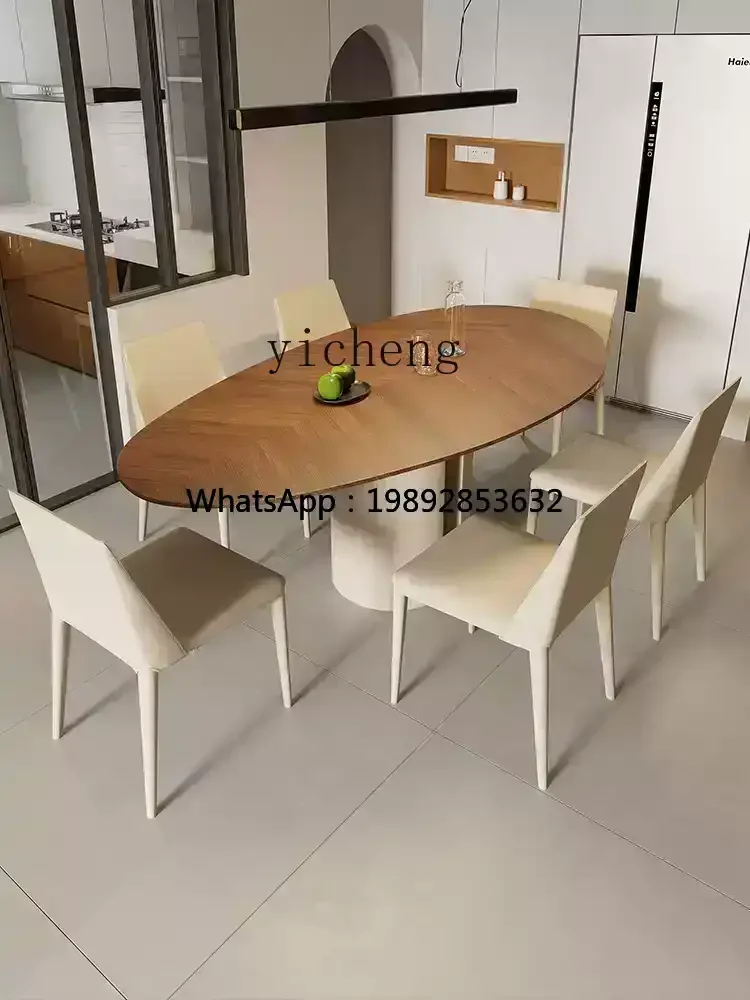 G-Z1 antique solid wood dining table and chair combination light luxury oval household dining table
G-Z1 antique solid wood dining table and chair combination light luxury oval household dining table