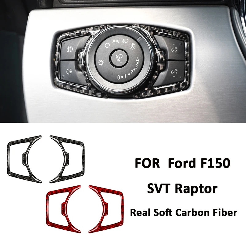 Carbon Fiber Car Front Headlight Control Buttons Switch Panel Frame Interior Decoration Sticker For Ford F150 F-150 SVT Raptor
Carbon Fiber Car Front Headlight Control Buttons Switch Panel Frame Interior Decoration Sticker For Ford F150 F-150 SVT Raptor