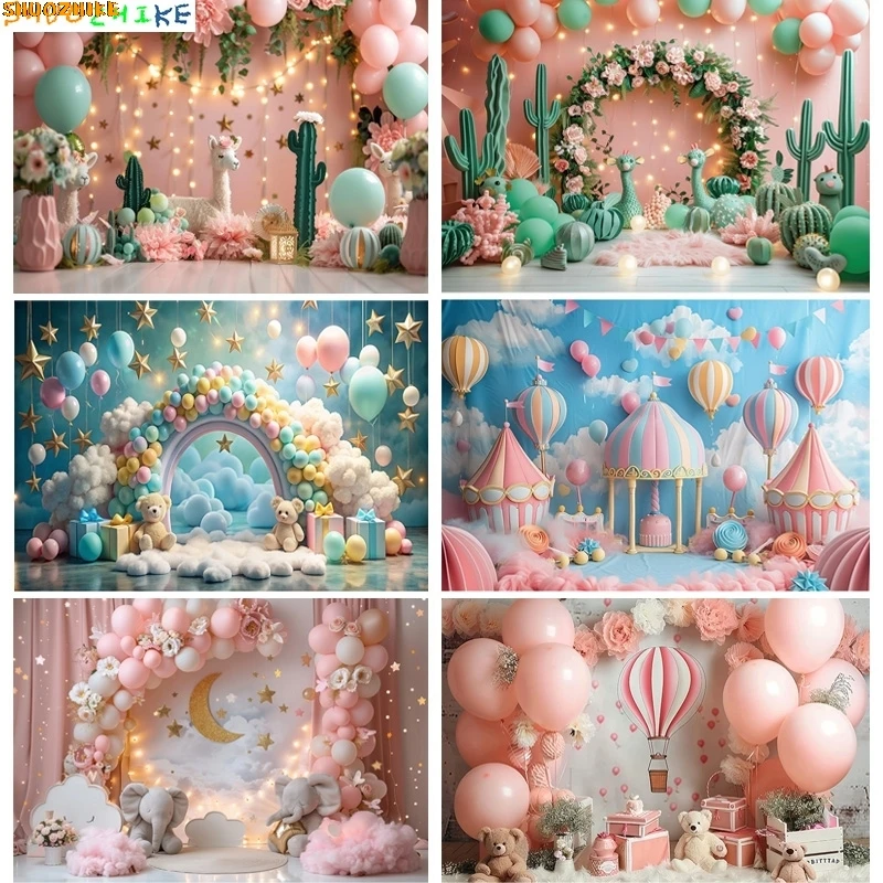Happy Birthday Party Photography Backdrop Baby Shower Newborn Portrait Colorful Balloon Arch Decor Photo Studio Background AR-11
Happy Birthday Party Photography Backdrop Baby Shower Newborn Portrait Colorful Balloon Arch Decor Photo Studio Background AR-11
