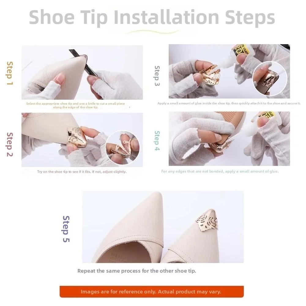 3 Pair / 2 Pair Alloy Metal High Heels Tip Covers Anti Kick Pointed Shape Shoe Toe Protectors V Shaped Scratch Resistant
3 Pair / 2 Pair Alloy Metal High Heels Tip Covers Anti Kick Pointed Shape Shoe Toe Protectors V Shaped Scratch Resistant