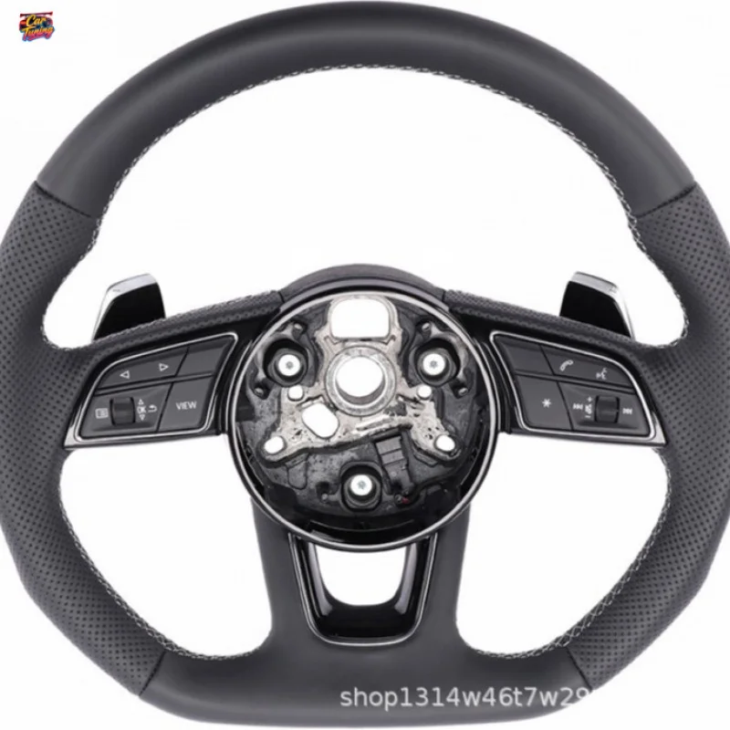 Suitable for Audi's new genuine leather steering wheel, with multi-function buttons and paddle shifters, directly supplied by th
Suitable for Audi's new genuine leather steering wheel, with multi-function buttons and paddle shifters, directly supplied by th