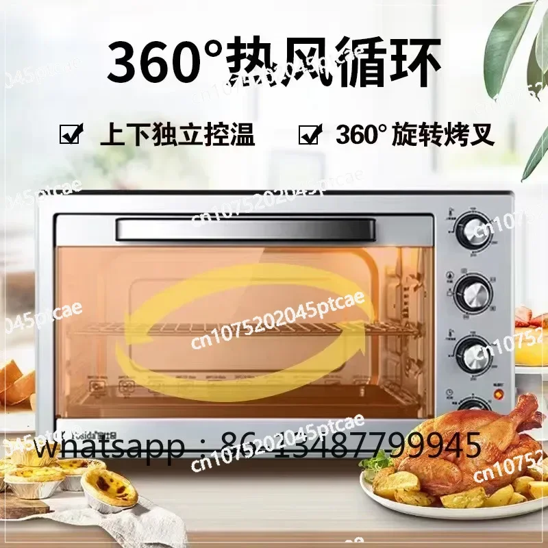 Commercial Electric Oven 60 Liters Large Capacity Large Household Multi-functional Private Baking Cake, Pizza, Grilled Meat,
Commercial Electric Oven 60 Liters Large Capacity Large Household Multi-functional Private Baking Cake, Pizza, Grilled Meat,