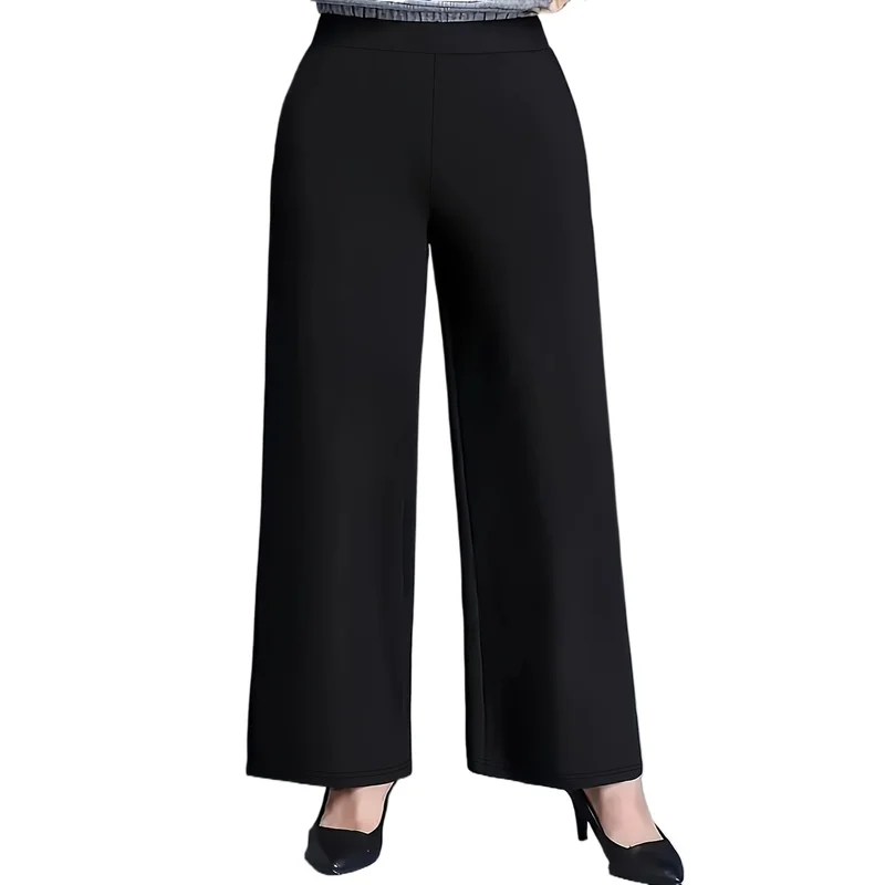 2026 Plus Size Women Fashion Wide Leg Pants Elastic Waist Pockets
2026 Plus Size Women Fashion Wide Leg Pants Elastic Waist Pockets