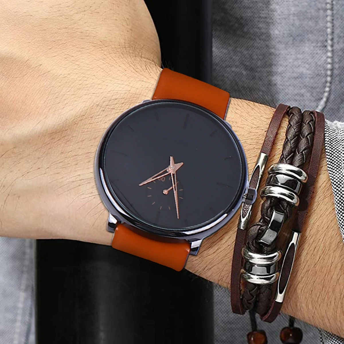 Ultra-Thin Waterproof Luminous Watch Mens Quartz Watch Silent Elegant Design High Precision Fashion Wrist Decoration Gift For
Ultra-Thin Waterproof Luminous Watch Mens Quartz Watch Silent Elegant Design High Precision Fashion Wrist Decoration Gift For