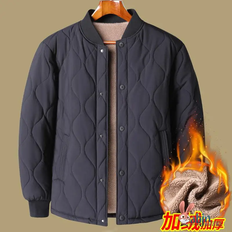 Lamb Velvet Thiened Cotton Jaet Men's Autumn Winter Loose Fit Casual Sle Long Coat with Side ket Pure Color Polyeste...
Lamb Velvet Thiened Cotton Jaet Men's Autumn Winter Loose Fit Casual Sle Long Coat with Side ket Pure Color Polyeste...