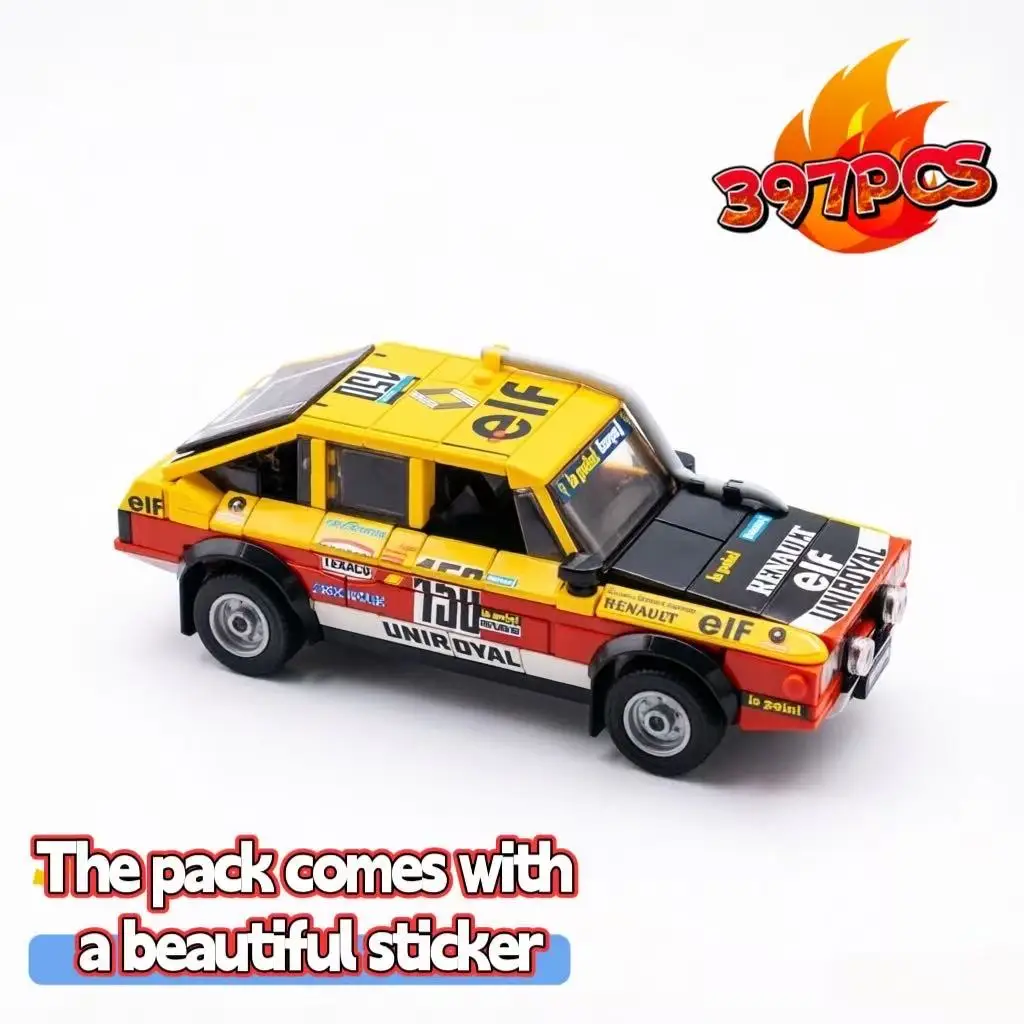 MOC 20Turbo Supercar Racing car 8-wide Building Block Toy (397pieces) - Creative Birthday/Christmas Gift for Boys 236635
MOC 20Turbo Supercar Racing car 8-wide Building Block Toy (397pieces) - Creative Birthday/Christmas Gift for Boys 236635