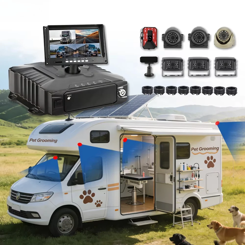 8 Channel AI MDVR Mobile DVR Vehicle Video System 4G GPS WiFi Designed For Mobile Pet Grooming RVs And Service Fleets
8 Channel AI MDVR Mobile DVR Vehicle Video System 4G GPS WiFi Designed For Mobile Pet Grooming RVs And Service Fleets