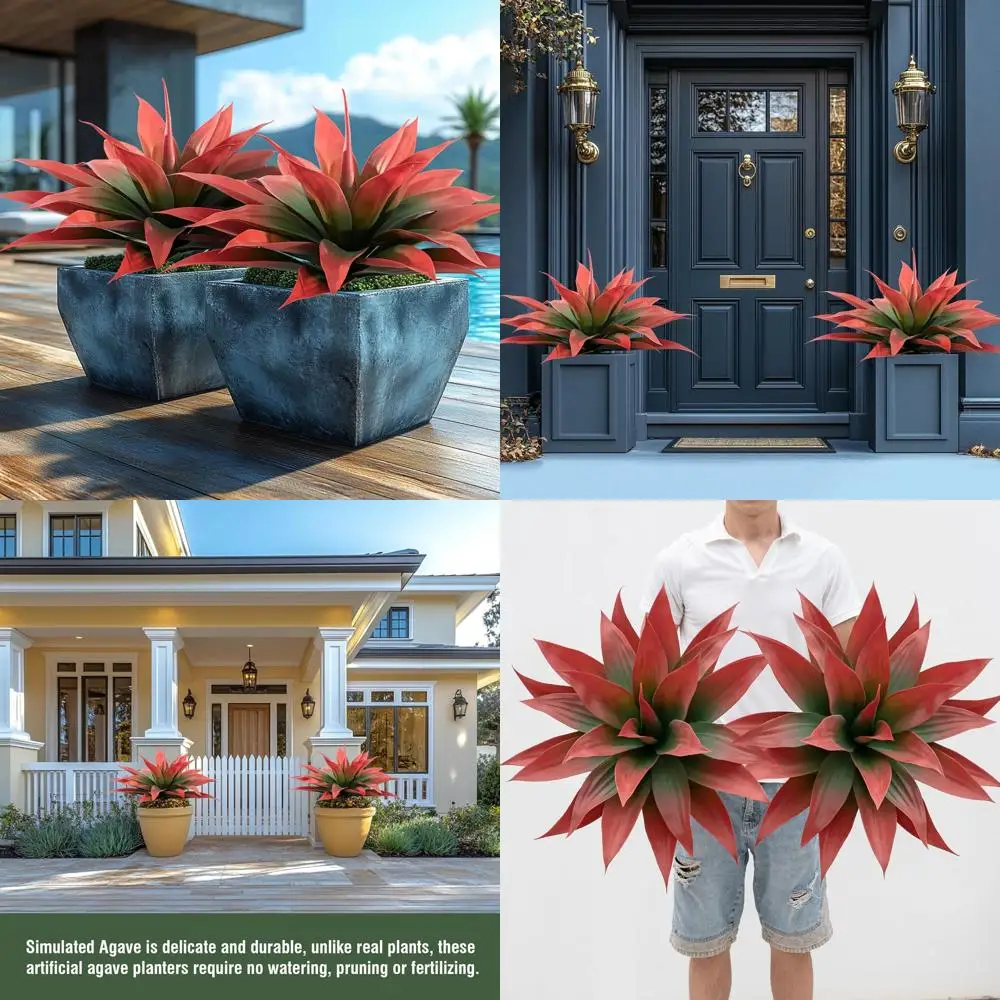 Двойная упаковка 28, устойчивые к ультрафиолетовому излучению искусственные агнутые растения для внутреннего и наружного декора
Двойная упаковка 28, устойчивые к ультрафиолетовому излучению искусственные агнутые растения для внутреннего и наружного декора