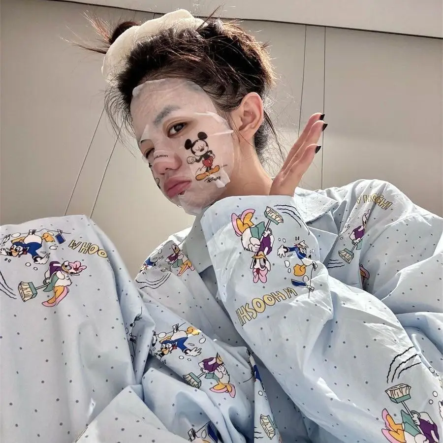 Disney Donald Duck Sweet Cute Cartoon Sleepwear Spring Autumn New Loose Casual Pajamas College Style Trend Y2k Girl Home Clothes
Disney Donald Duck Sweet Cute Cartoon Sleepwear Spring Autumn New Loose Casual Pajamas College Style Trend Y2k Girl Home Clothes