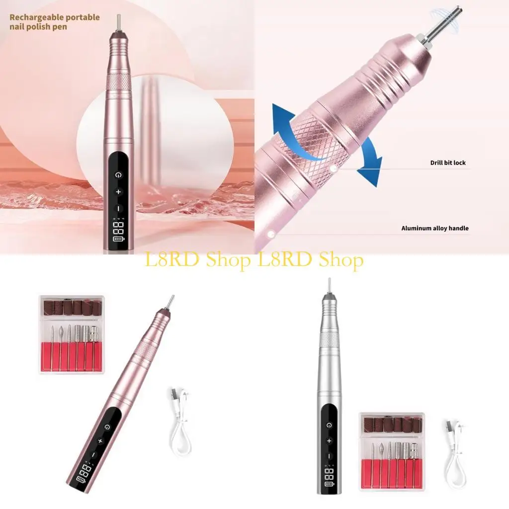 L8RD Electric Nails Drill Machine Rechargeable Nails Drill Professional Nails Drill Adjustable Speed for Acrylic Nails
L8RD Electric Nails Drill Machine Rechargeable Nails Drill Professional Nails Drill Adjustable Speed for Acrylic Nails