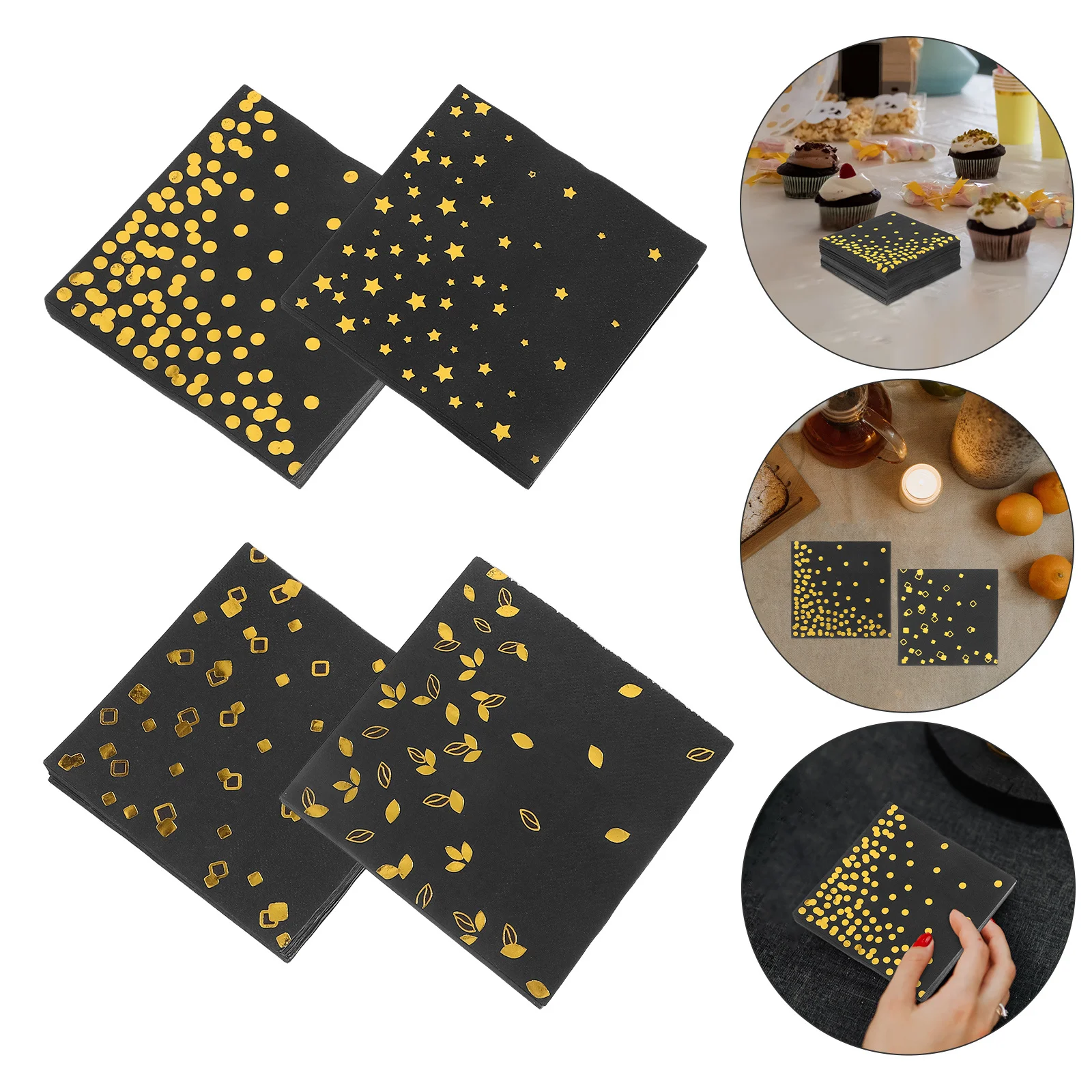 Gold Foil Party Napkins White and Gold Paper Hand Towels Disposable Birthday Wedding Guest Dinner Napkins Elegant Design
Gold Foil Party Napkins White and Gold Paper Hand Towels Disposable Birthday Wedding Guest Dinner Napkins Elegant Design