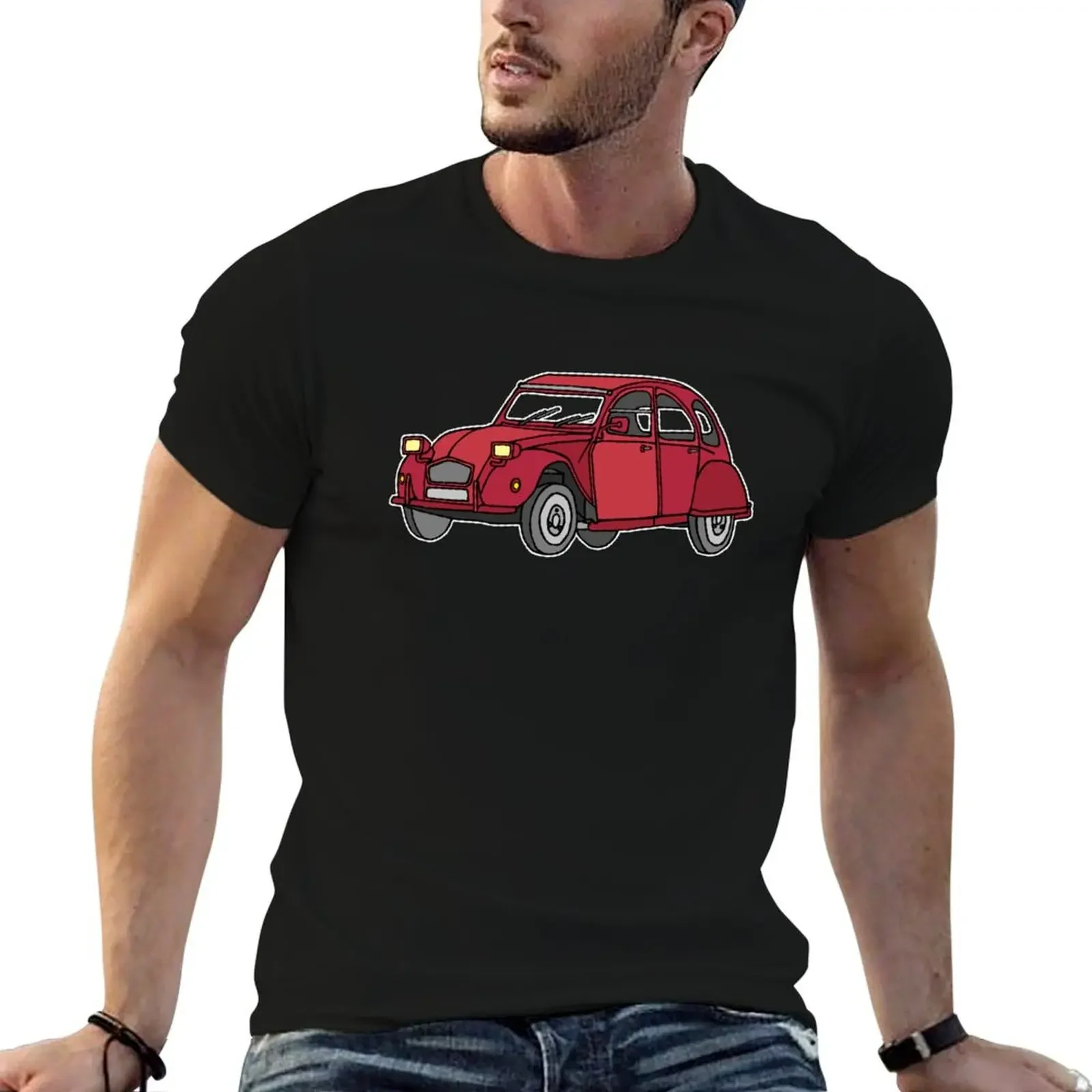 Red 2CV (deux chevaux) car T-Shirt Man t-shirt man clothes summer clothes topping mens clothing
Red 2CV (deux chevaux) car T-Shirt Man t-shirt man clothes summer clothes topping mens clothing