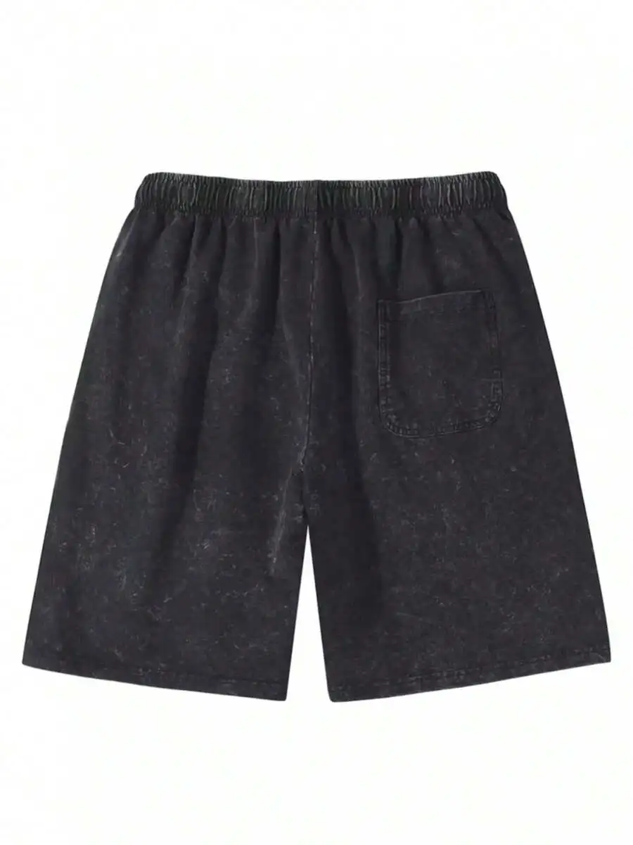 Mens Casual Cotton Washed Shorts With Elastic Waist And Pocket
Mens Casual Cotton Washed Shorts With Elastic Waist And Pocket