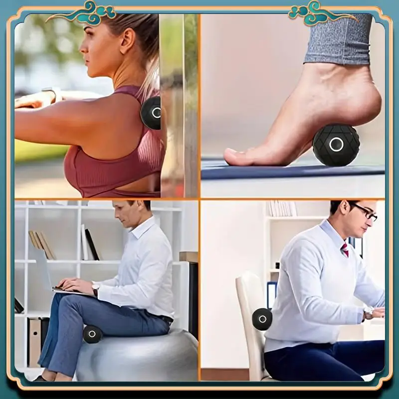 Latest Electric Yoga Massage Ball,USB Rechargeable Vibrating Fascia Ball For Muscle Relaxation,Ideal For Neck & Waist Relief
Latest Electric Yoga Massage Ball,USB Rechargeable Vibrating Fascia Ball For Muscle Relaxation,Ideal For Neck & Waist Relief