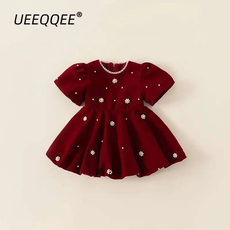 Autumn Winter Children Dress 1-10Y Girls Pearl Thick Warm Fleece Party Christmas Princess Dresses Toddler Wear Kids Clothing New
Autumn Winter Children Dress 1-10Y Girls Pearl Thick Warm Fleece Party Christmas Princess Dresses Toddler Wear Kids Clothing New