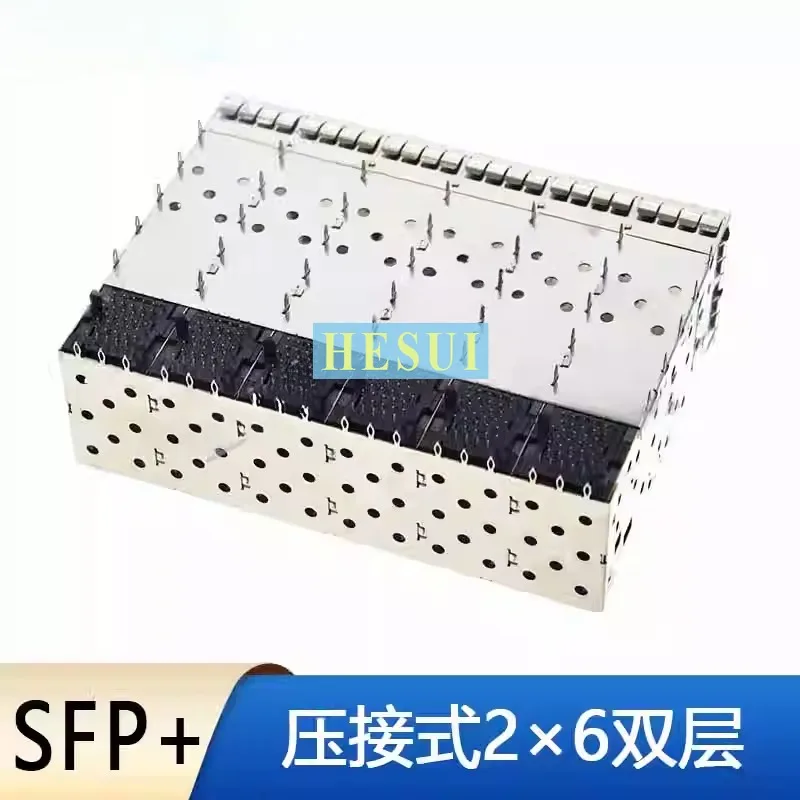 SFP+ 2x6 Двухслойный оптоволоконный сетевой порт Разъем Экранирующая крышка 12-портовый с оптическим направляющим встроенным сиденьем
SFP+ 2x6 Двухслойный оптоволоконный сетевой порт Разъем Экранирующая крышка 12-портовый с оптическим направляющим встроенным сиденьем
