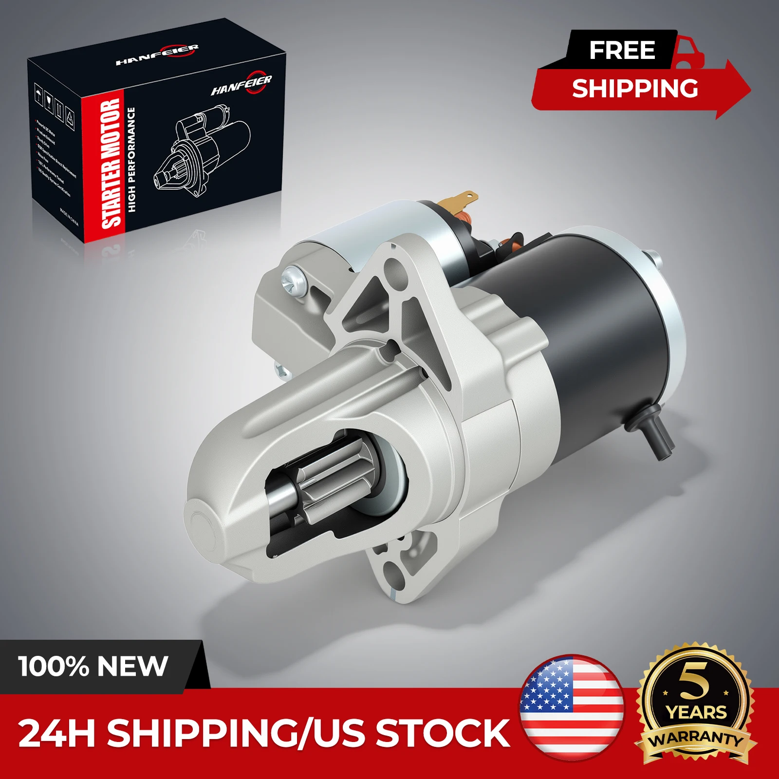 Starter for Subaru Forester 2003-2013 Impreza 2004-2004 H4 2.5L Manual 17881
Starter for Subaru Forester 2003-2013 Impreza 2004-2004 H4 2.5L Manual 17881