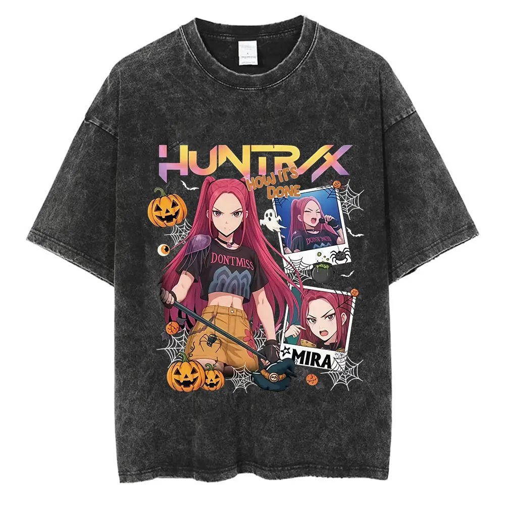 KPop Demon Hunters Rumi Mira Huntrix Graphic T Shirt Unisex Clothing Fashion Harajuku T-shirt Casual Oversized Short Sleeve Tees
KPop Demon Hunters Rumi Mira Huntrix Graphic T Shirt Unisex Clothing Fashion Harajuku T-shirt Casual Oversized Short Sleeve Tees