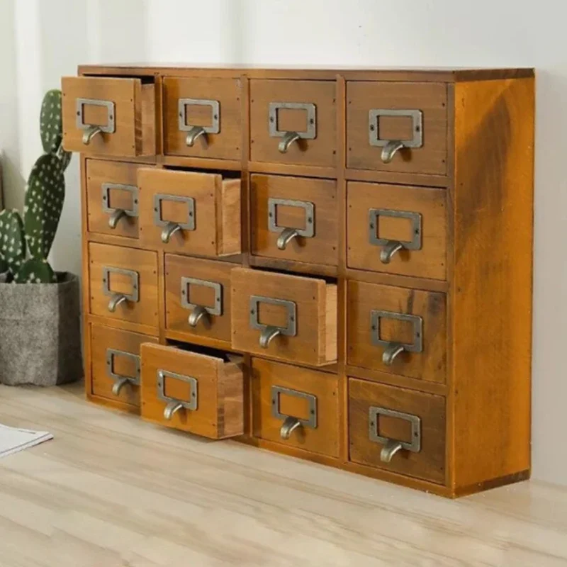 Wood Apothecary Medicine Cabinet 16 Drawers Label Holder Organizer Card Catalog Multi-drawer Sorting Organizer Sorting Storage
Wood Apothecary Medicine Cabinet 16 Drawers Label Holder Organizer Card Catalog Multi-drawer Sorting Organizer Sorting Storage