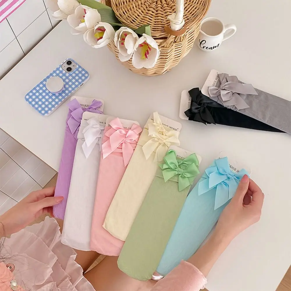 4Pairs Cute Comfortable Bowknot Lolita Socks Sweet Y2k Mid-Tube Socks Hosiery Candy Color Summer Thin Stockings Girls
4Pairs Cute Comfortable Bowknot Lolita Socks Sweet Y2k Mid-Tube Socks Hosiery Candy Color Summer Thin Stockings Girls