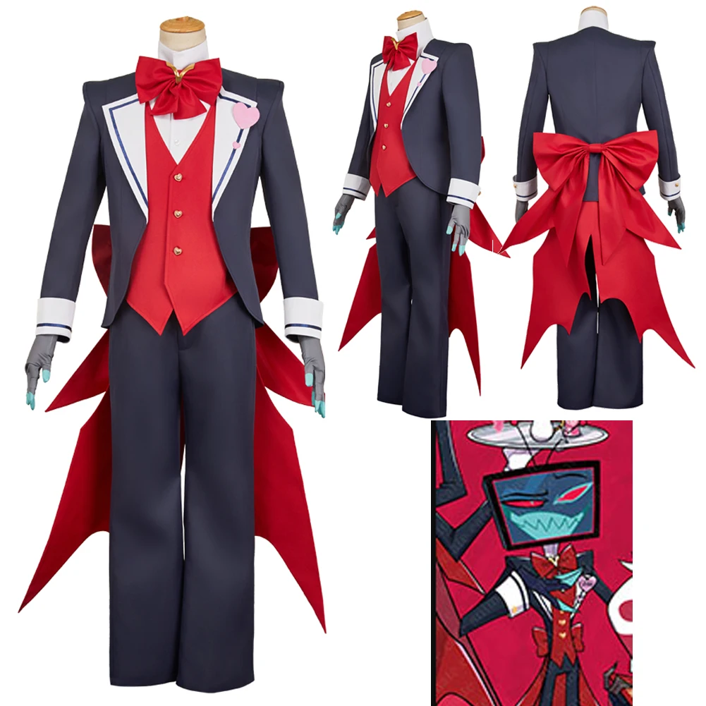 TV Hell Inn VOX Cosplay Butler tailcoat Costume Disguise Roleplay Fantasia Clothing Men Adult Male Disguise Halloween Party Suit
TV Hell Inn VOX Cosplay Butler tailcoat Costume Disguise Roleplay Fantasia Clothing Men Adult Male Disguise Halloween Party Suit