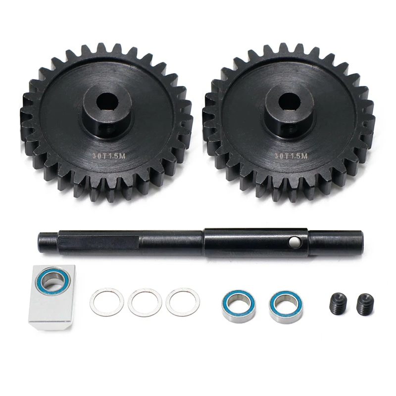CNC 45 HD Steel 1.5Mod 30T Pinion Gear Spur Gear Set For 1/5 Traxxas X-Maxx XMAXX RC Car Upgrade Parts
CNC 45 HD Steel 1.5Mod 30T Pinion Gear Spur Gear Set For 1/5 Traxxas X-Maxx XMAXX RC Car Upgrade Parts