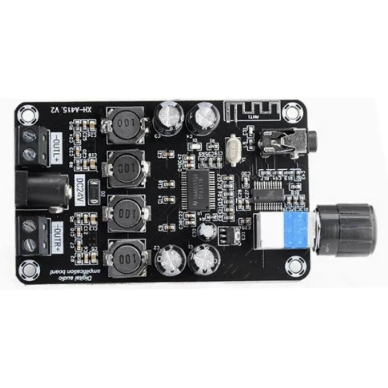 XH-A415 high-power adjustable audio amplifier board supports Bluetooth 5.0 HD dual 50W TPA3118D2
XH-A415 high-power adjustable audio amplifier board supports Bluetooth 5.0 HD dual 50W TPA3118D2
