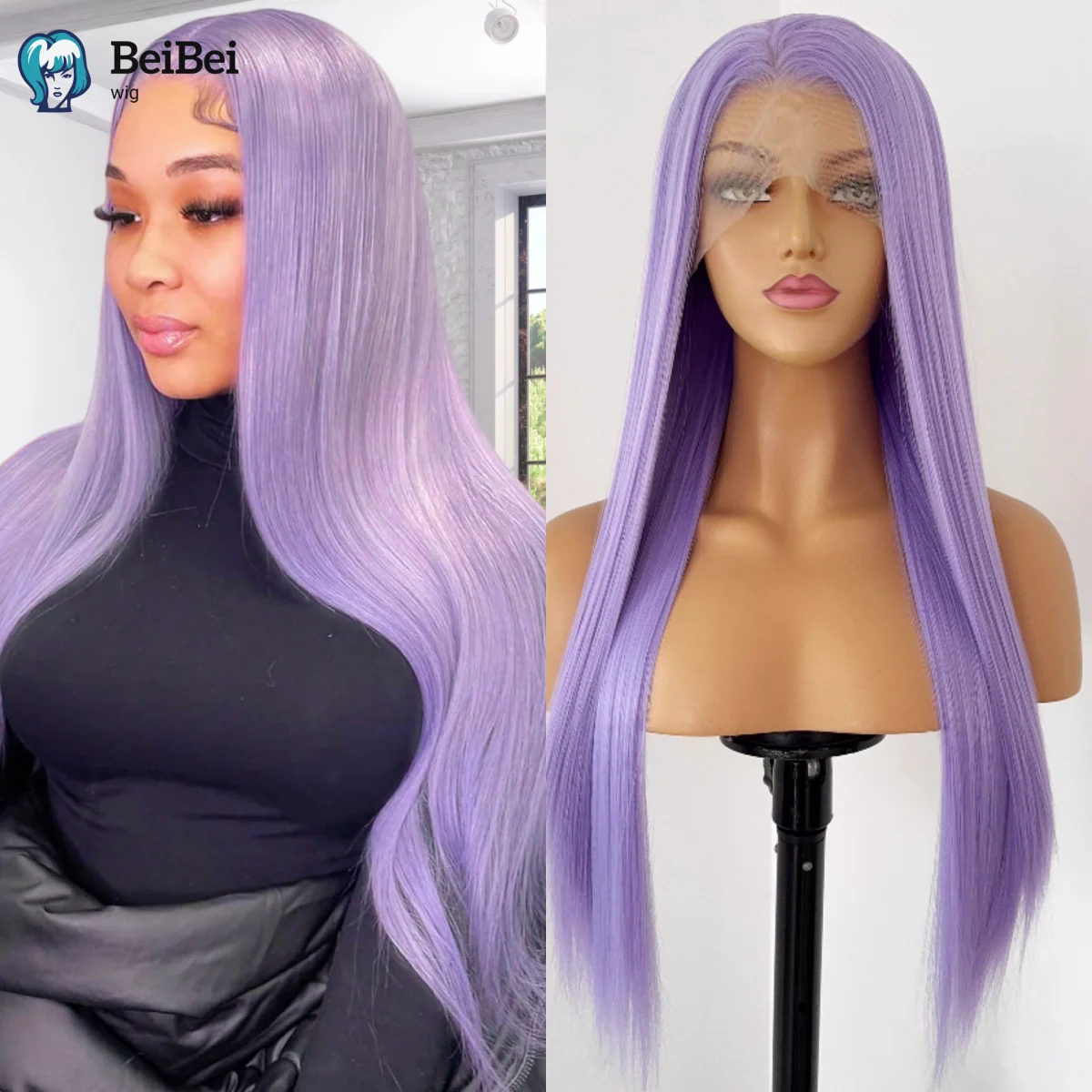 Purple Wig for Women Fashion 26 Inches HD Lace Front Wigs Long Straight 13*4 Natural Looking High Quality Synthetic Rumi Cosplay
Purple Wig for Women Fashion 26 Inches HD Lace Front Wigs Long Straight 13*4 Natural Looking High Quality Synthetic Rumi Cosplay