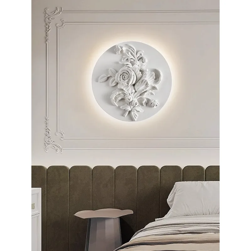 French cream wind relief wall lamp original retro petal bedroom bedside lamp corridor aisle art lamp
French cream wind relief wall lamp original retro petal bedroom bedside lamp corridor aisle art lamp